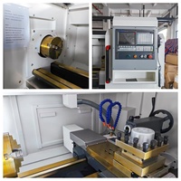 Tour CNC à lit plat CK6150-1000, machine à tournage horizontale de métaux, commande GSK en option, tour CNC 2 axes haute précision