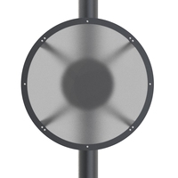 Projecteur LED à large surface L06B-AU4 60-120W Lampe de projecteur paysager pour rivage façade
