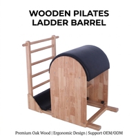 Barre de traction murale multifonctionnelle en bois avec barres parallèles horizontales et accessoires de fitness