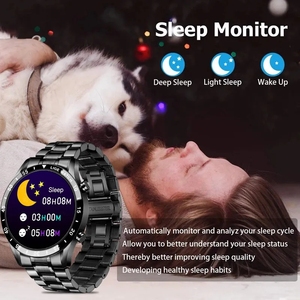 LIGE BW0189 Nuovo Orologio da Uomo con Cardiofrequenzimetro Full <span class=keywords><strong>Touch</strong></span> Impermeabile Sportivo Smartwatch di Lusso per Fitness Uomo per IOS Android - Product Image 4