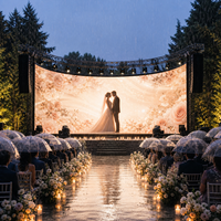 Écran LED P2.9 extérieur couleur pleine, étanche IP65, haute luminosité, pour animation, scène, mariage, fête, concert, événement