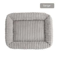 Vente en gros fabricant de logo personnalisé couleur fournisseur de produit pour animaux de compagnie lit pour chien chat de luxe