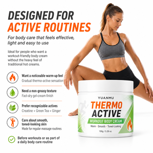 Crème triple action stimulante pour la transpiration – Crème amincissante pour les bras, le ventre et la taille – Gel pré-entraînement pour hommes et femmes - Product Image 5