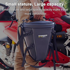 Sac de selle extensible pour moto, sac de siège arrière pour motocross, sac à bandoulière pour moto, sac à dos de voyage pour moto - Product Image 2