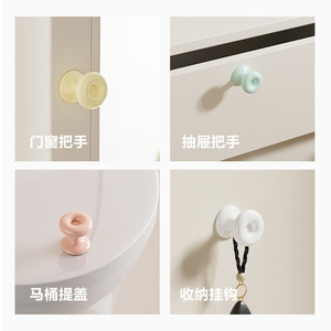 Botón de descarga de inodoro Mind Creation Donut con superficie curva para control manual en el baño - Product Image 5