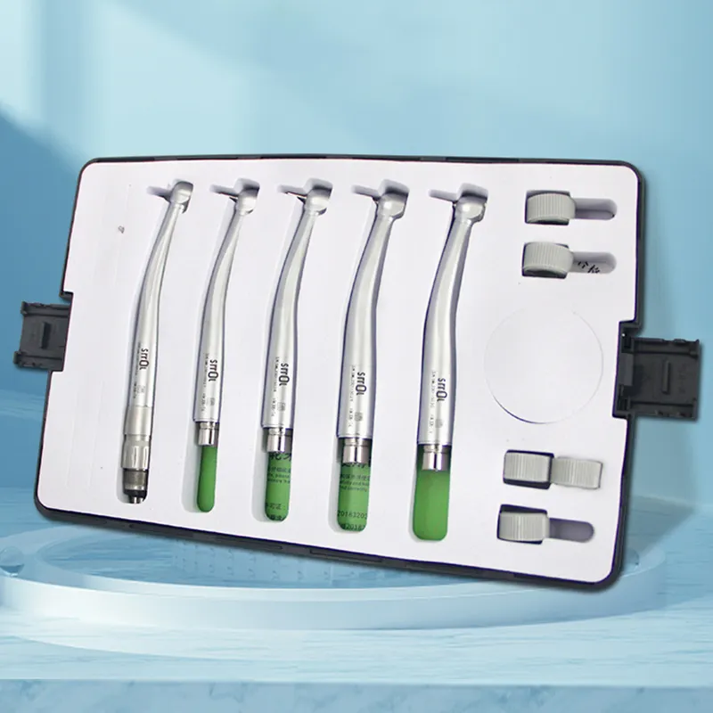 مجموعة أدوات التركيب المحمولة للأسنان منخفضة السرعة عالية السرعة مكونة من 5 قطع مجموعة التركيب الدوارة مجموعة توصيل الأسنان السريعة