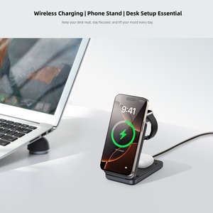 Kit de Viaje Plegable 3 en 1 con Cargador Inalámbrico Magnético de 15w, Estación de Carga Rápida Externa para <span class=keywords><strong>iPhone</strong></span> 17, iWatch y AirPods - Product Image 5