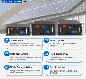 48V 200AH Lithium Iron Phosphate <b>Battery</b> Pack With BMS for Home Solar Power Storage KSF-48200 48V 200AH Lithium <b>Battery</b> - Product Image 4