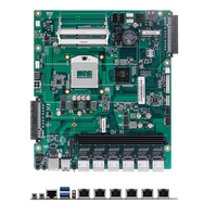 原始设备制造商英特尔第四代酷睿I3 I5 I7中央处理器6局域网2.5GbE网络安全ROS PfSense防火墙路由器主板