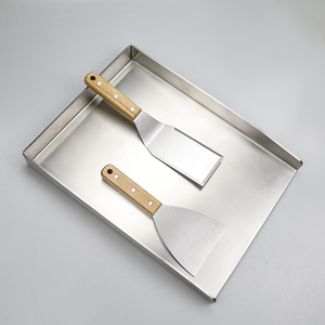 Plancha Premium para Asar, Espátula de Acero Inoxidable, Tamaño Universal, Sartén para Parrillas de Carbón y Gas - Product Image 5