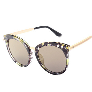 Maidis Fashion Sunglasses Pink Frame Gold Metal UV400 Women Sunshades - Product Image 3