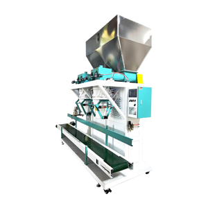 Half-Automatische 5Kg 10Kg Rijstzak Verpakkingsmachine Voor Maïs Maïs Tarwemeel Vismeel Graan Met Een Gewicht Van Plastic Papieren Zakje Voedsel - Product Image 2