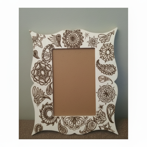 กรอบรูปทำด้วยมือทำจากไม้หรูหราเหมาะสำหรับเป็นของขวัญวันครบรอบแต่งงานโต๊ะจัดแสดงรูปภาพของครอบครัวและของตกแต่งผนัง - Product Image 1