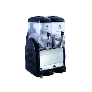 12Lx2 Machine à boissons congelées commerciale Machine à crème glacée Slush Machine à neige fondue industrielle