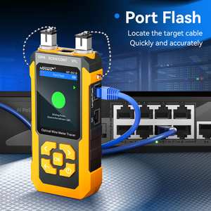 เครื่องทดสอบไฟเบอร์และเครือข่ายมัลติฟังก์ชั่น NF-8518 Noyafa พร้อมระบบตรวจจับและติดตามสายสัญญาณ10ความยาวคลื่น opm VfL POE - Product Image 3