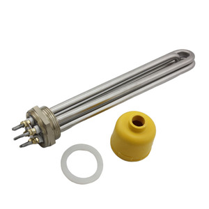 Tube chauffant électrique à immersion DN40 DN50 1.5/2 pouces 220 380V SS304 tige chauffante réservoir d'eau thermique à huile chaudière 115 bride - Product Image 4