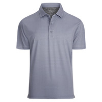 Kaos Golf Pria Lengan Pendek Rajutan Polyester/Katun Anti-Susut Bermotif Trendy Kasual Modis dan Bernapas dengan Pola Kustom