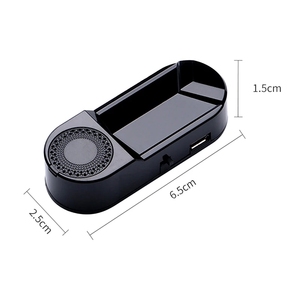 2-in-1 Xe Dẫn năng lượng mặt trời Powered giả An ninh ánh sáng mô phỏng giả báo động không dây cảnh báo chống trộm Thận trọng với hương liệu - Product Image 3