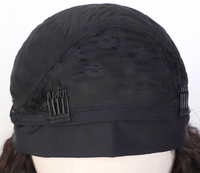 Perruque synthétique bouclée afro naturelle noire sans colle, avec bandeau, longue, effet yaki, boucles volumineuses, densité 180 %, bonnet en maille élastique, vente en gros