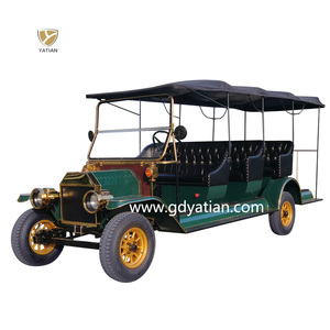 <span class=keywords><strong>Voiture</strong></span> électrique <span class=keywords><strong>vintage</strong></span> 8 places avec porte-bagages pour hôtel et complexe hôtelier - Product Image 1