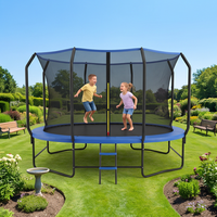 Équipement de parc de trampolines ovales commerciaux certifié TUV, fosse à mousse intérieure, sac de performance professionnel pour figures acrobatiques