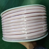 Tira de LED COB JIUAN Opal/Transparente con Puntos de Lámina de Cobre, 3000-6000K, 12 W/m, 8mm, 320 PC/m, Grado de Impermeabilidad IP68, Cortable, DC24V