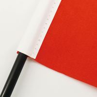 Drapeau du Kirghizistan en polyester, base en plastique ABS et mât inclus, idéal pour la décoration de bureau – Nouveauté usine