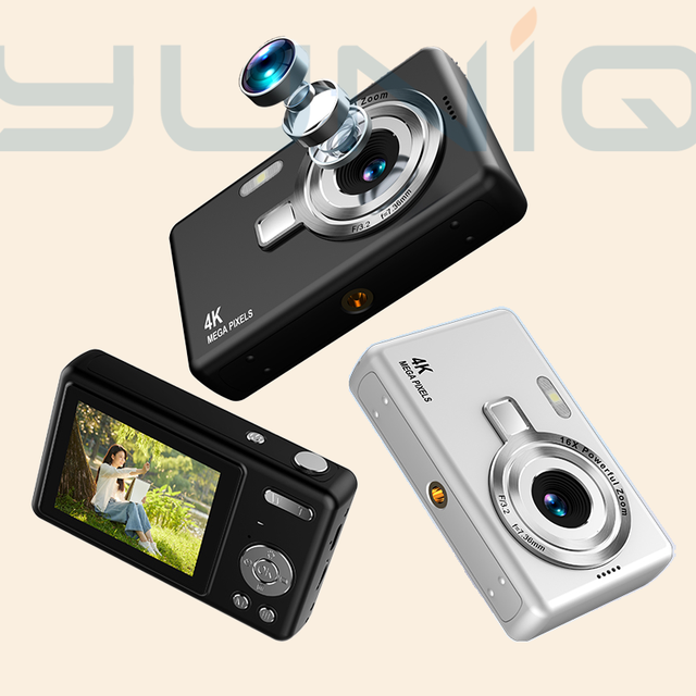 Yuniq Anti Shake 16X FHD 1080P Retro Thrift Camera Vintage 2000 Cameras Popular Cheap Image 96m Pixel TFCard 2000s Digicam Q12