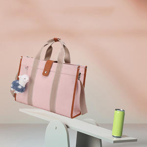 <span class=keywords><strong>Sac</strong></span> <span class=keywords><strong>à</strong></span> <span class=keywords><strong>langer</strong></span> personnalisé en toile <span class=keywords><strong>pour</strong></span> bébé Camping en plein air Grande capacité <span class=keywords><strong>Sac</strong></span> <span class=keywords><strong>à</strong></span> bouteille isolé <span class=keywords><strong>à</strong></span> une épaule <span class=keywords><strong>Sac</strong></span> fourre-tout <span class=keywords><strong>pour</strong></span> mère Femmes Hommes - Product Image 5