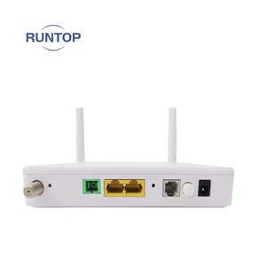 New Hot Bán phong cách 2023 xpon onu 2ge + 1 Chậu + Wifi + CATV 2.4 Gam FTTH tự động thích ứng với sợi quang trang bị thiết bị đơn giản