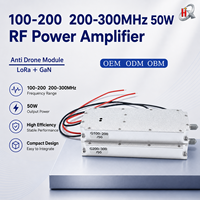 Amplificateur RF GaN personnalisable 50W 100-300MHz, module Lora, module anti-drone RF, VCO intégré