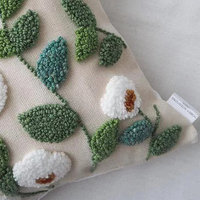 Housse de coussin bohème turque personnalisable en macramé tufté avec techniques de broderie tissée – Vente chaude en gros