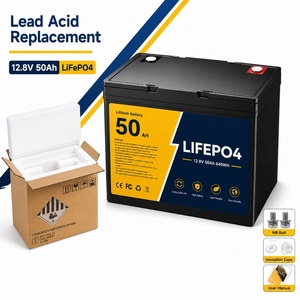 Batterie au lithium RV 12,8 V 50 Ah LiFePO4 à décharge profonde avec BMS pour camping-car, caravane, motorhome, solaire - Product Image 6