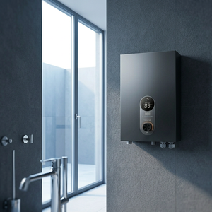 Calentador <span class=keywords><strong>de</strong></span> Agua Eléctrico Instantáneo Personalizado <span class=keywords><strong>de</strong></span> 27KW 380V con Pantalla LED Digital Metálica, Clase <span class=keywords><strong>de</strong></span> Eficiencia Energética, Impermeable IPX4 - Product Image 1