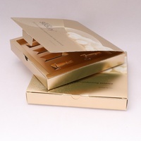 Boîte d'emballage en papier cosmétique avec logo personnalisé, boîte pliante, emballage pour soins de la peau, plateau pliable, boîte d'emballage en papier pour gloss à lèvres