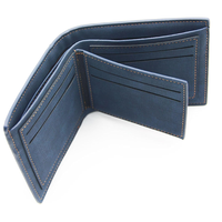 Dompet kulit PU pria, ksimple pendek kasual sederhana gaya grosir