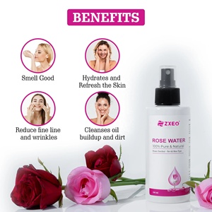 Hidrolato de Flor de <span class=keywords><strong>Rosa</strong></span> Damascena Destilado al Vapor 100% Puro Sin Aditivos, Suministro del Fabricante, Líquido para Cuidado de la Piel y Aromaterapia - Product Image 4