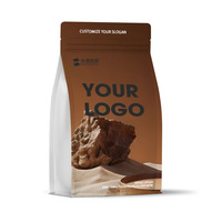 Sacs d'emballage personnalisés en BOPP PE avec fermeture éclair pour grains de café, protéines de lactosérum en poudre – 500g, 1kg, 5kg, 10kg, 15kg, 25kg