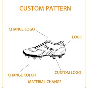 Fabricante de Botas de Fútbol con Logotipo Personalizado OEM, Botines de Fútbol para Entrenamiento al Aire Libre, Antideslizantes y con Amortiguación - Product Image 3