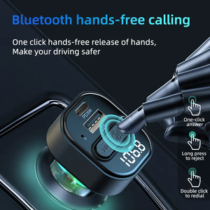 NOUVEAU chargeur de <span class=keywords><strong>voiture</strong></span> rapide 2 ports usb type c chargeur de <span class=keywords><strong>voiture</strong></span> prise téléphone charge rapide lecteur <span class=keywords><strong>Bluetooth</strong></span> <span class=keywords><strong>voiture</strong></span> PD30W Adaptateur USB rapide - Product Image 4