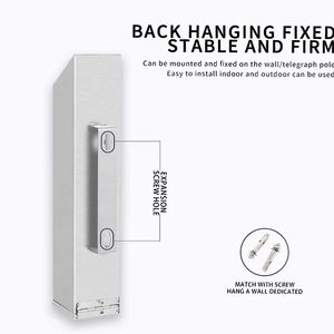 Cigarettes Cendrier Élimination des fesses Cendrier absorbant la <span class=keywords><strong>fumée</strong></span> Cendrier mural Conteneur <span class=keywords><strong>de</strong></span> mégots <span class=keywords><strong>de</strong></span> cigarettes - Product Image 6