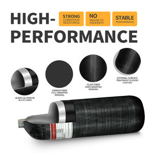 TUXING High Performance 6.8L 300bar 30mpa 4500psi Feuerlösch-Rettungs flasche Kohlefaser-Gasflasche für Atemgeräte - Product Image 4