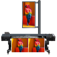 Harga rendah 2.5m empat warna Uv Roll untuk menggulung pencetak kain dengan XP600/i3200/i1600 // mesin cetak DX5/DX7