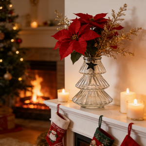 Vase en verre décoratif pour arbre de Noël, centre de table de fête, mariage, maison, luxe, personnalisable - Product Image 3