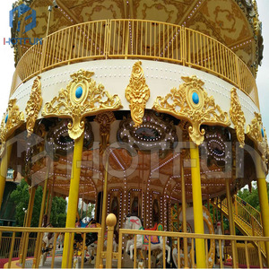 ม้าหมุน38ที่นั่งสองชั้นม้าหมุนม้าหมุนม้าหมุนม้าหมุนม้าหมุนตรงจากโรงงานปรับแต่งได้ - Product Image 6