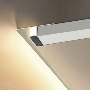 Plaque <span class=keywords><strong>de</strong></span> plinthe LED en alliage d'aluminium <span class=keywords><strong>de</strong></span> haute qualité au design moderne pour hôtels et appartements, modèle dissimulé - Product Image 5