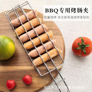 Pince de barbecue d'extérieur Yangjiang à long manche, antiadhésive, pour saucisses, outil de camping multifonctionnel - Product Image 3