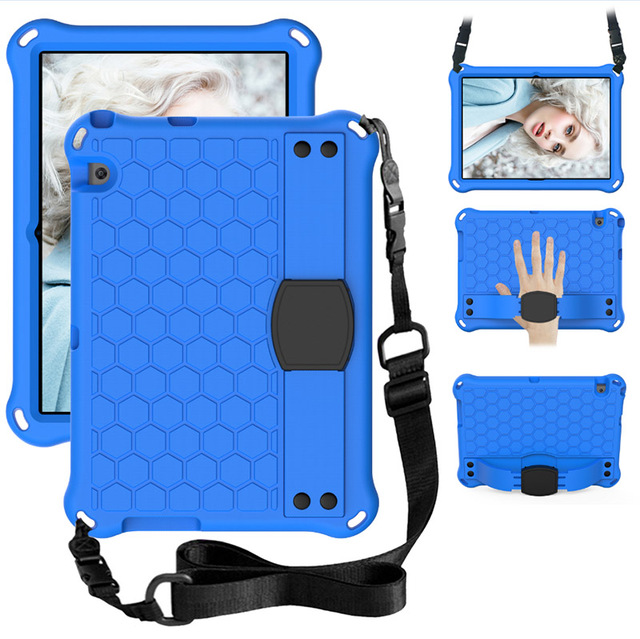 Tablet Kids EVA Foam case for Huawei MediaPad T3 9.6 Inch Built in Handle and Shoulder Strap
