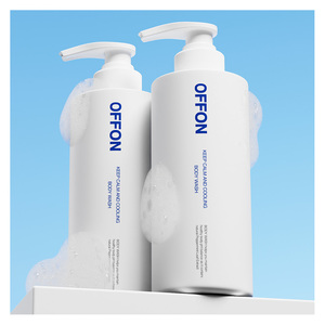 [OFFON] Keep Calm & Cooling Body Wash & Lotion for Sensitive <b>Skin</b> with Deep Hydration Mild Ingredients <b>Aqua</b> Floral Scent - Product Image 1