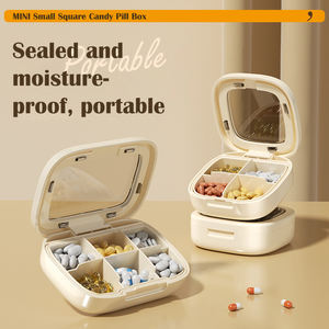 دواء محمول مع إغلاق محكم للاستخدام اليومي للأقراص والتعبئة الفرعية والنقاط الصغيرة سبعة أيام في الأسبوع - Product Image 5